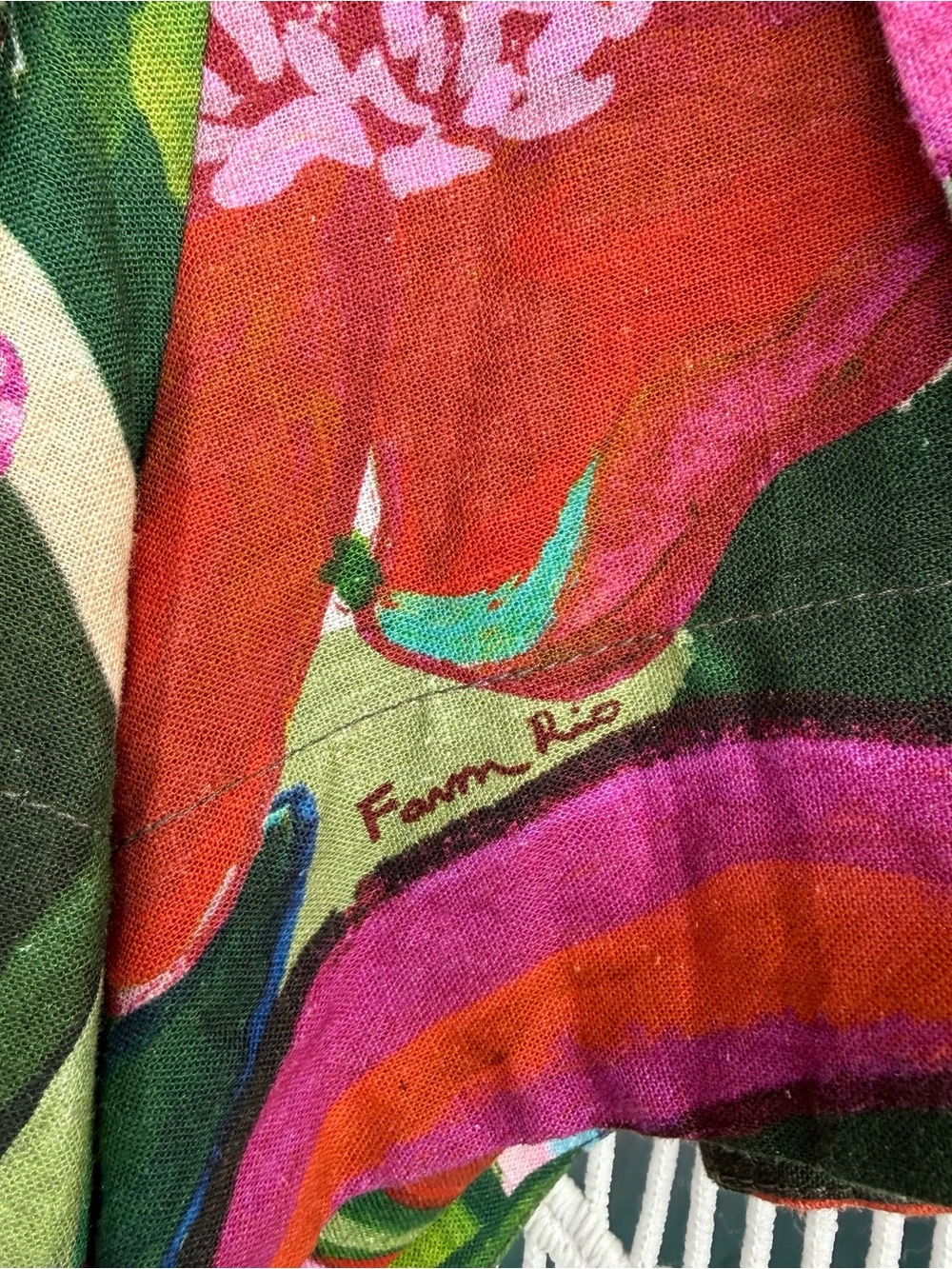 FARM Rio Vibrant Multicolor Botanical Print - Picture 5 of 10